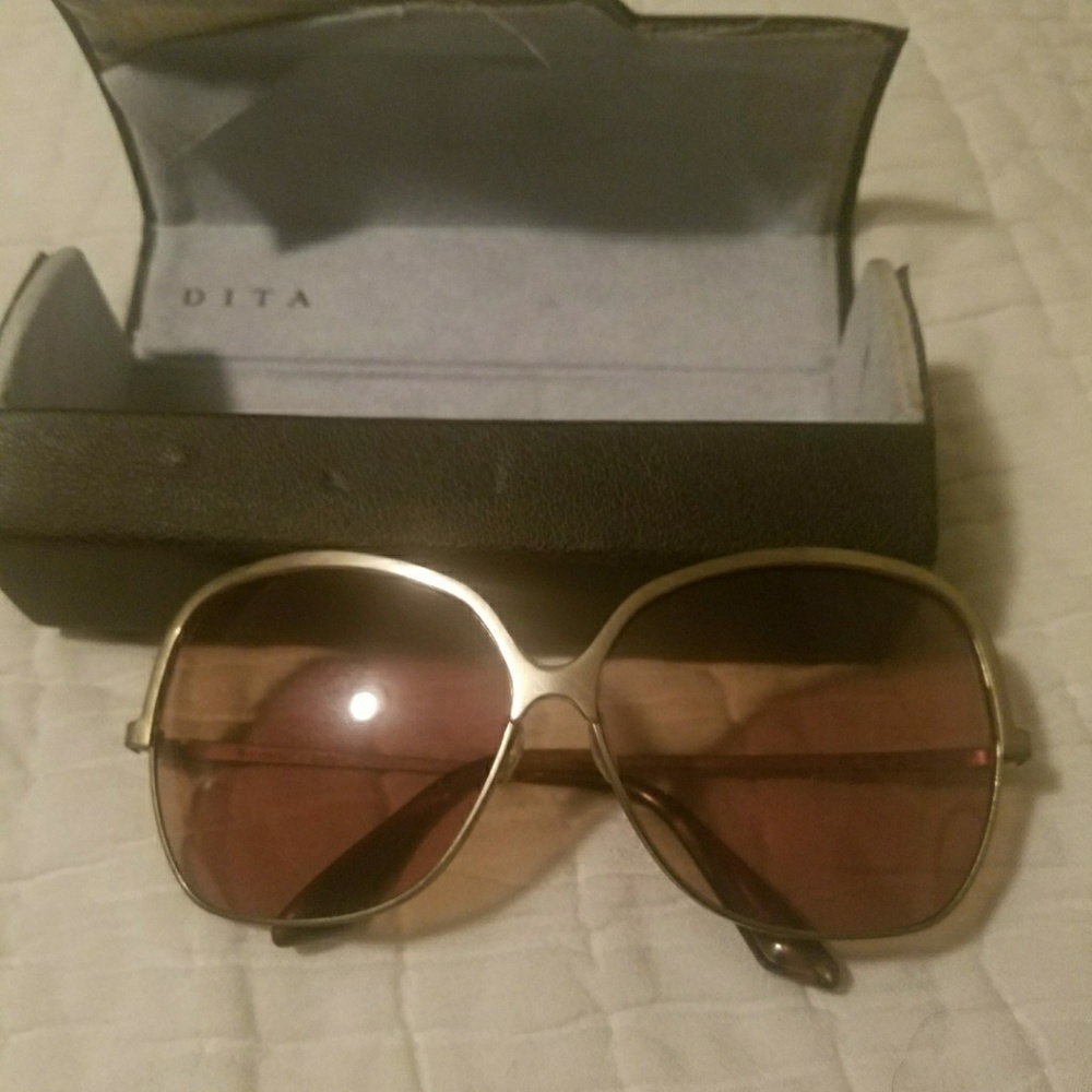 12 K Dita sunglasses greenish lens